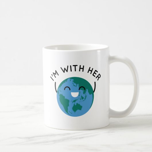 Mug Je suis avec elle (Droite)