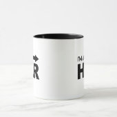 Mug Je suis avec elle (juste) (Centre)