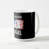 Mug je suis avec israël (Devant droit)