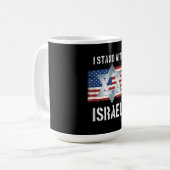 Mug je suis avec israël (Devant gauche)