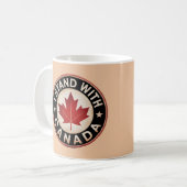 Mug Je suis avec le Canada (Devant gauche)