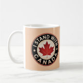 Mug Je suis avec le Canada (Gauche)