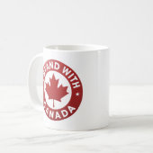 Mug Je suis avec le Canada (Devant gauche)