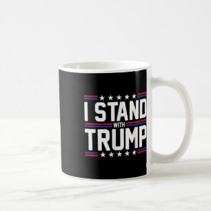 Mug Je Suis Avec Le Drapeau Américain Trump, Avec Le S