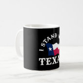 Mug Je suis avec le Texas (Devant gauche)