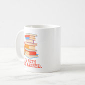 Mug Je suis avec les livres interdits (Devant gauche)