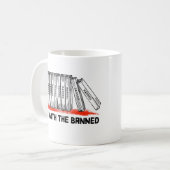 Mug Je suis avec les livres interdits (Devant gauche)