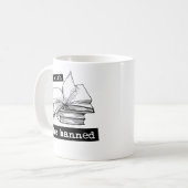 Mug je suis avec les livres interdits (Devant gauche)