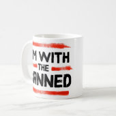 Mug Je suis avec les livres interdits (Devant gauche)