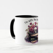 Mug Je suis avec l'interdit, l'amour du livre (Devant gauche)