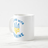 Mug Je Suis Avec L'Ukraine (Devant gauche)