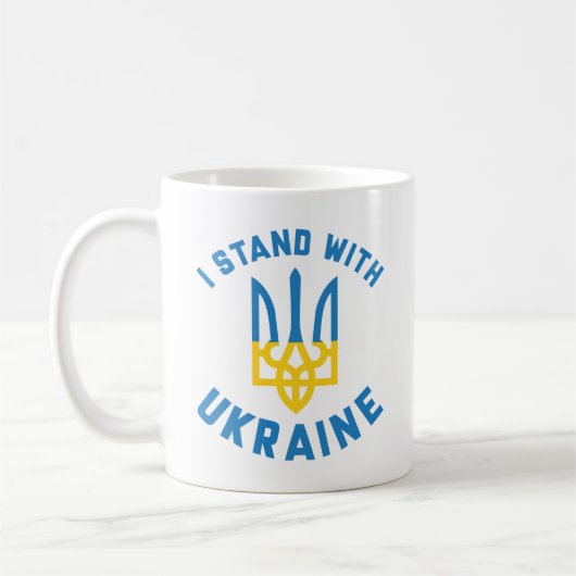 Mug Je Suis Avec L'Ukraine (Gauche)