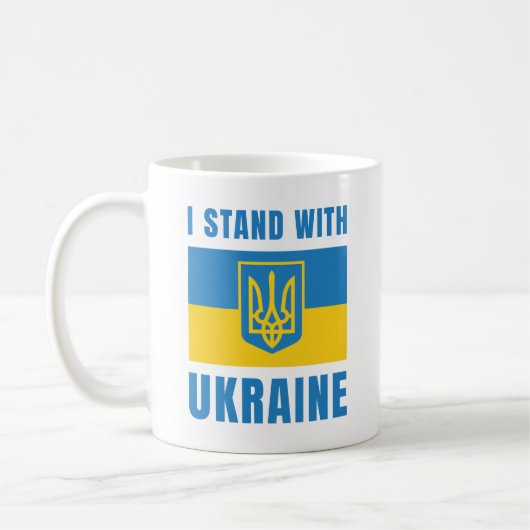 Mug Je Suis Avec L'Ukraine (Gauche)