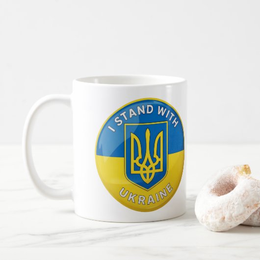 Mug je suis avec l'Ukraine (Avec donut)