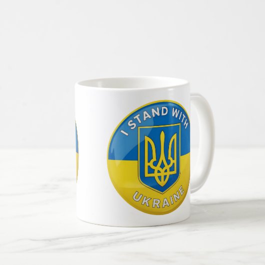 Mug je suis avec l'Ukraine (Devant droit)