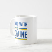 Mug Je Suis Avec L'Ukraine (Devant gauche)