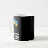 Mug Je suis avec l'Ukraine Fierté ukrainienne 1 (Devant gauche)
