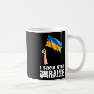 Mug Je suis avec l'Ukraine Fierté ukrainienne 1