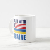 Mug Je Suis Avec Ukraine USA (Devant gauche)