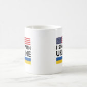 Mug Je Suis Avec Ukraine USA (Centre)