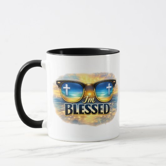 Mug Je suis béni - Chrétien (Gauche)