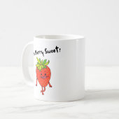 Mug Je suis Berry Sweet ! - Amusant jeu de fruits (Devant gauche)