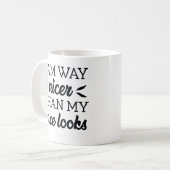Mug Je Suis Bien Plus Sympa Que Mon Visage (Devant gauche)