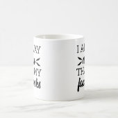 Mug Je Suis Bien Plus Sympa Que Mon Visage (Centre)