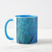 Mug Je suis bleu - Plumes Macaw (Gauche)