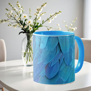 Mug Je suis bleu - Plumes Macaw