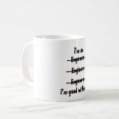 Mug Je suis bon avec des maths (Devant gauche)