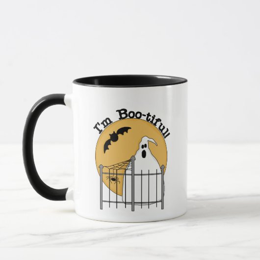 Mug Je suis Boo-tiful Halloween T-shirts et cadeaux (Gauche)