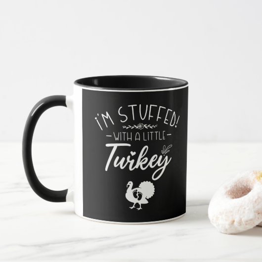 Mug Je suis bourrée d'une petite mère Cool de Turquie (Avec donut)
