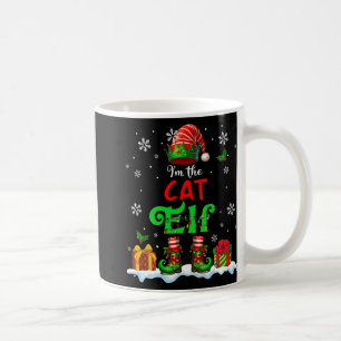 Mug Je suis Cat Elf Noël Elf Costume Chat Propriétaire
