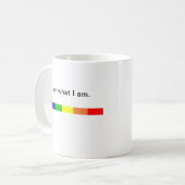 Mug Je suis ce qui suis je (Devant gauche)