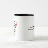 Mug Je suis coincé sur vous Style romantique épuré (Centre)