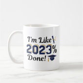 Mug Je suis comme 2023 Pourcentage fait (Gauche)