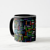 Mug Je suis complètement entouré par un groupe (Devant gauche)