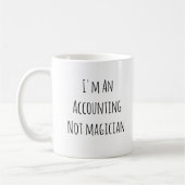Mug Je suis comptable et non un comptable magicien cad (Gauche)