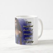 Mug Je suis confiant dans qui je suis et où je vais (Devant droit)