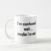 Mug Je suis confus (Gauche)