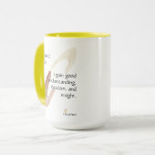 Mug Je suis connecté à Dieu ; je gagne de bonnes... ta (Devant gauche)