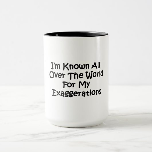 Mug Je Suis Connu Dans Le Monde Entier (Centre)