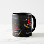 Mug Je suis conseiller scolaire, quel est ton super po (Devant droit)