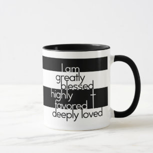 Mug Je suis considérablement béni, fortement favoris