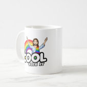 Mug Je suis cool avec ça - Rainbow Jesus (Devant gauche)