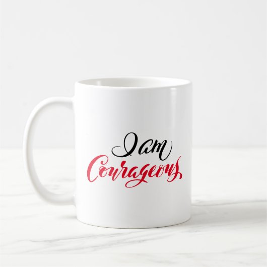 Mug Je Suis Courageux (Gauche)