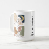 Mug JE SUIS CRÉÉ - De par le dessein (Devant gauche)