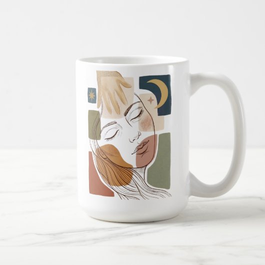 Mug JE SUIS CRÉÉ - De par le dessein (Droite)
