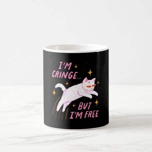Mug Je suis Cringe, Mais Je suis Libre (Centre)